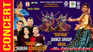 CONCERT HAVAS GURUHI Uz / “Kathak” Dance Group India / Indian Cultural Center Tash / UZ-24.01.2024