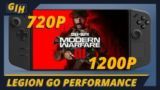 Call of Duty: Modern Warfare III Multiplayer Legion Go Performance and Settings