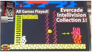 Evercade Intellivision Collection 1 - All Games Revealed and Played!