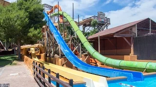 Western Park Magaluf - The Beast (Blue Track) Very Fast Slide Onride POV