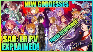 Yuuki, New Goddesses, Enemies, Allies! - Sword Art Online Last Recollection Trailer Explained
