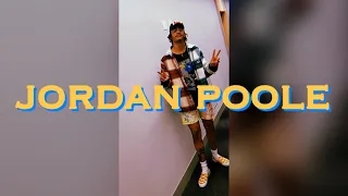 📱 Views of Jordan Poole before deleting his Instagram (we’ve been told he’s locking in on workouts)