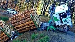Crazy Dangerous Logging Trucks Driving Skills Fails Fastest Climbing Off Road Heavy Equipment