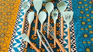12 Pieces Silicon Spoon Set | Kitchen Utensil Set | Complete Review and Unboxing @fedoo2021