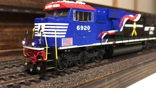 Athearn Genesis HO SD60Es, Featuring The All New NS #6920, "Honoring Our Veterans"