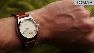 This Baltany reminded me why I am addicted to watches. - S184039 Bubbleback cream dial dress watch.