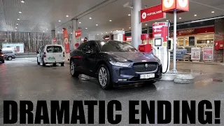 Jaguar I-Pace EV320 615km Range Test! (Norwegian High Speed Run)