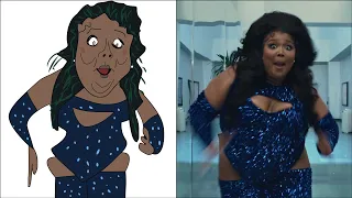 POP DRAWING MEME #134 | LIZZO - ABOUT DAMN TIME | Ruby Fun