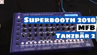 Superbooth 2018: MFB Tanzbär 2 Hybrid Drum Machine First Look | SYNTH ANATOMY