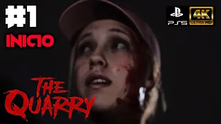 Início da gameplay em PORTUGUÊS pt-br | THE QUARRY #1 (4K 60FPS)