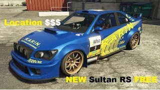 GTA 5 -RARE Sultan RS  Location 100%