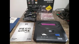 Mega Game clone de Mega Drive completo na caixa a venda
