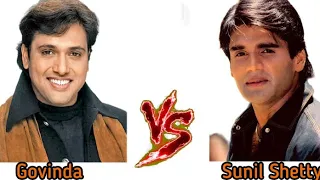 Govinda vs Sunil Shetty full comparison//#govinda #sunilshetty #govindasongs #sunilshettymovie