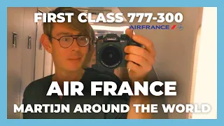 Air France First Class to Paris. La Premiere Air France 777-300