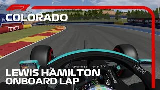 F1 2021 Lewis Hamilton Onboard Lap Colorado 24H Circuit | Rfactor F1 2021 (Rfactor TV HUD)