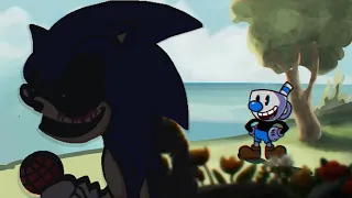 Indie Cross V1 - Cuphead meets Sonic.EXE (FNF VS CUPHEAD)