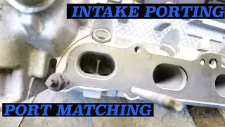 Intake Porting & Port Matching the Cobalt SS LSJ Engine