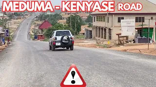 New Kenyase to Meduma Road Asphalting Project Update in Kumasi!