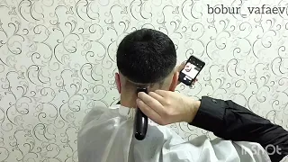 Bobur Vafaev сам себя стрижёт ✂️ Samarkand Uzbekistan Barbershop💈 Eleven