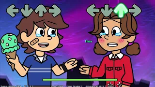 FNF FNAF: CASSIE & GREGORY: More Than Friends… in Friday Night Funkin' be like