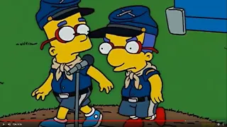 The Simpsons Bart Impersonates Millhouse