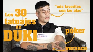 DUKI explica sus tatuajes favoritos: todos tienen significado | Esquire Es