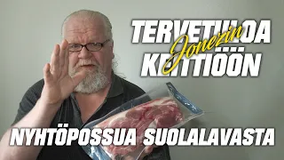 Nyhtöpossua suolalavasta