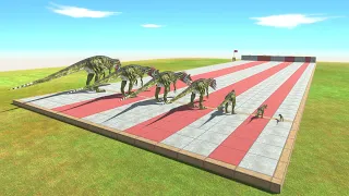 Carnivore Dinosaurs Different Size - Animal Revolt Battle Simulator