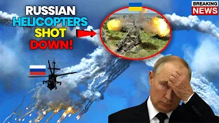 3 MINUTES AGO! Ukrainian Army Destroyed KA 52 Helicopters of the Russian Army !