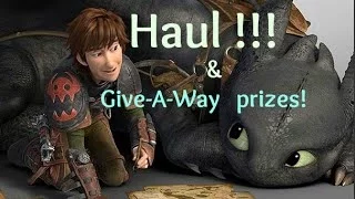 HTTYD 2 Haul & Give-A-Way prizes