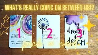 WHAT'S REALLY GOING ON BETWEEN US!? Love Message for Confusing Connections PICK A CARD Love Tarot