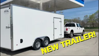 New 8.5x18 Enclosed Trailer!