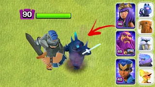 NEW Level 10 PEKKA VS All Heroes & Pets | Clash of Clans