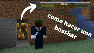 como crear una bossbar barra de vida en minecraft👉MUY FACIL