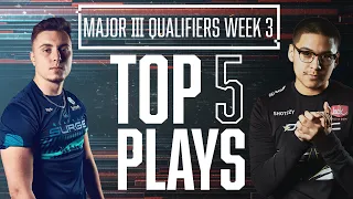 13 Kill Streak?! Shotzzy Takes Out the Entire Team 👀 | Top 5 Plays Major III Week 3