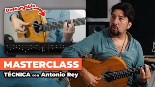 el VIRTUOSO FLAMENCO Antonio Rey ENSEÑA sus SECRETOS de TÉCNICA e Interpretación en la GUITARRA