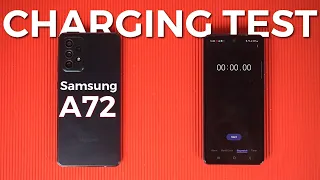 Samsung Galaxy A72 Battery Charging Test with 25W Charger