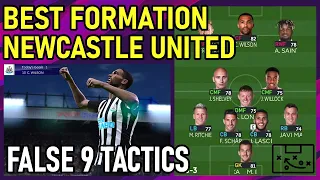 PES2021 Best Formation | NEWCASTLE UNITED | False 9 Tactics