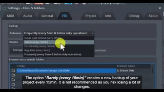 FL Studio 12 tutorial: Autosave settings to recover projects via backups