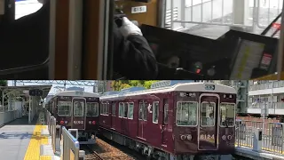 【車掌のいなくなった伊丹線】阪急伊丹線 ワンマン運転の様子。【6024F代走】