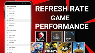 Refresh Rate Game Performance ! Boost Performance ! Max FPS Fix Lag - No Root