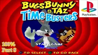 Bugs Bunny And Taz: Time Busters PS1 100% Playthrough Part 8