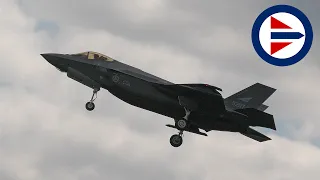 Norwegian AF F-35s land at Lakenheath 🇳🇴