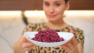 A simple but VERY tasty beetroot SALAD in 5 minutes!