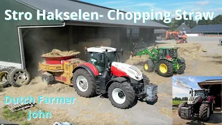 CHOPPING straw with STEYR - HayBuster - Dutch Farmer