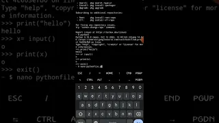 #ThePrograMan open a python file and edit it and run it in termux.
