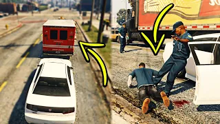 ISSO acontece se você SEGUIR A AMBULÂNCIA do GTA V