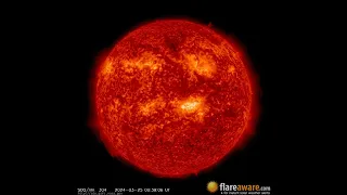 22 Mar - 28 Mar : Weekly Solar Timelapse (Earth Facing Solar Activity)