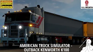 American Truck Simulator - Road Train Kenworth K100, Quarry Entrance Take Off.