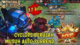 AUTO GENDONG TEAM | BUILD CYCLOPS TERSAKIT 2022 | TUTORIAL CYCLOPS TERBARU | CYCLOPS MOBILE LEGENDS